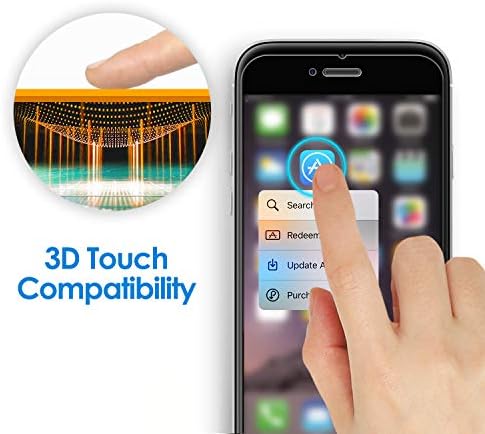 JETech képernyővédő fólia iPhone SE 2022/2020, iPhone 8 iPhone-t 7, PET Fólia, HD Világos, 3-Pack