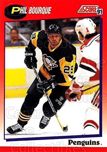(CI) Phil Bourque Jégkorong Kártya 1991-92 Pontszám Kanadai Kétnyelvű 69 Phil Bourque