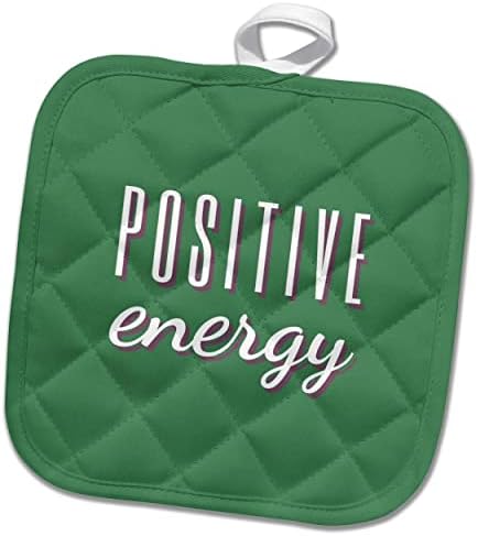 3dRose Szöveg a Pozitív Energia - Potholders (phl-375916-1)