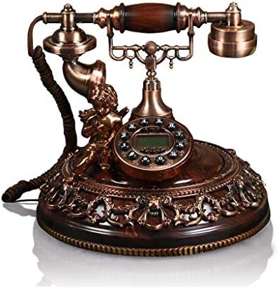 XJJZS Antik Telefon, Vezetékes Digitális Vintage Telefon Klasszikus Európai Retro Vezetékes Telefon, Vezetékes Fülhallgató