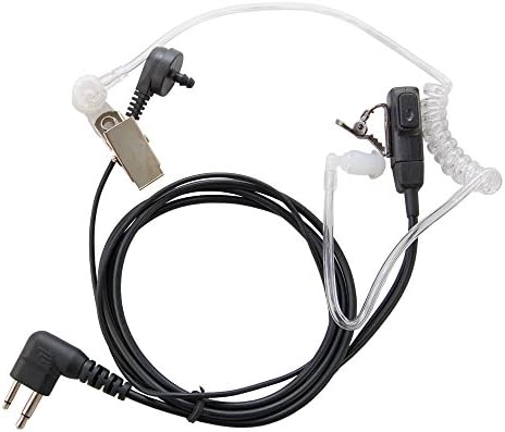 HQRP 2-Pin Fülhallgató Hangszóró & Mikrofon Kompatibilis Motorola RDV-5100, RDV-2020, RDU-2020, RDU-2080D, RDU-4100,