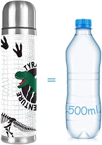 A Dinoszauruszok Nyomtatás Dupla Fal Szigetelés Flaska Víz Üveg Téli Ital Üveg