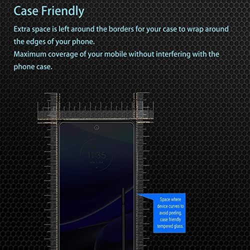 2 Csomag Adatvédelmi Képernyő Védő Moto G Stylus 5G 2022, Edzett Üveg Film, 9H Keménység, Anti-Karcolás, a Prémium HD