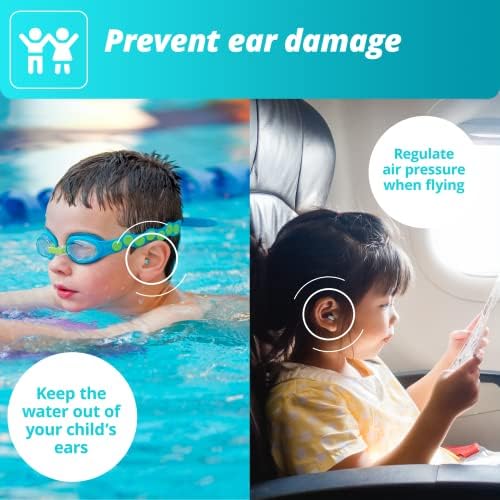 Alpesi Pluggies Kids füldugó a Kis Füle - zajcsökkentés Füldugót a Gyerekek Életkora 5-12 - Többcélú Gyerekek fülvédő