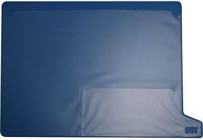 AMC Műanyag OGD1780-BL (Kék), Letter Méretű Alsó Végén Lap Bejelentés Ki Útmutató - Csomag 25