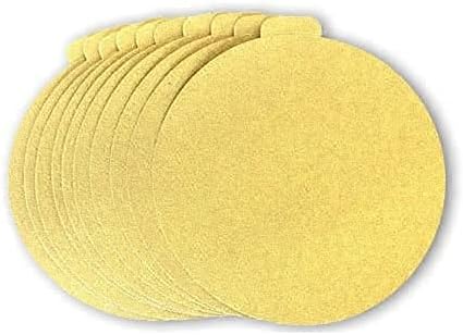 Starcke Prémium 6 Hüvelyk PSA Gold Csiszolás Lemezek (50 Csomag, 40 Finomság) - Alumínium-Oxid Öntapadó Öntapadó Vissza
