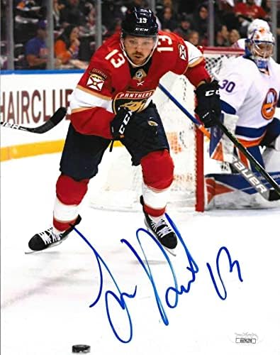 Sam Reinhart aláírt Florida Panthers 8x10 fotó dedikált SZÖVETSÉG - Dedikált NHL-Fotók