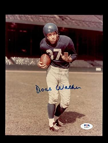 Doak Walker PSA DNS Aláírt Coa 8x10 Autogramot Fotó - Dedikált NFL-Fotók