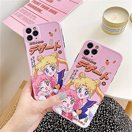 KimZOZkoala iPhone 11 Pro Max burkolata, Aranyos Japán Anime Rajzfilm Sailor Moon Esetben Esztétikai Aranyos Lány Védő