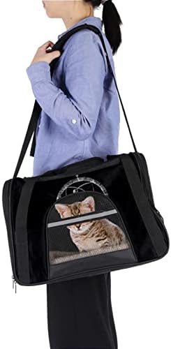 Kisállat Szállító Akvarell Fekete-Fehér Dreamcatcher Puha Oldalú Pet Travel Fuvarozók számára a Macskák,Kutyák, Kiskutya,