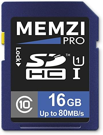 MEMZI PRO 16GB Class 10 80MB/s SDHC Memória Kártya Sony kézi kamera HDR-PJ-Sorozat Digitális Videokamera