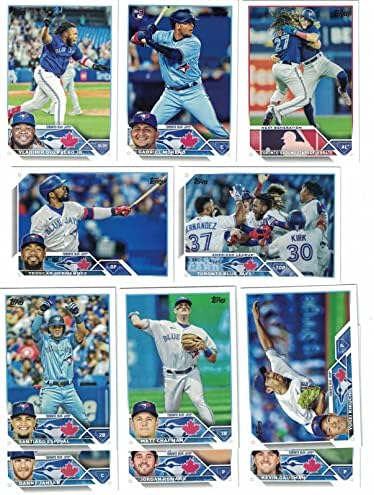 Toronto Blue Jays / 2023 Topps (Sorozat 1) Baseball Csapat Szett (11) Kártyák. PLUSZ a Toronto Blue Jays / 2022 Topps