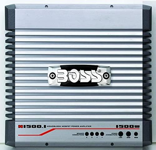FŐNÖK Audio Rendszerek ONYX N1500.1 1500 W Mosfet Monoblokk Erősítő Távoli Mélysugárzó Szint Ellenőrzése