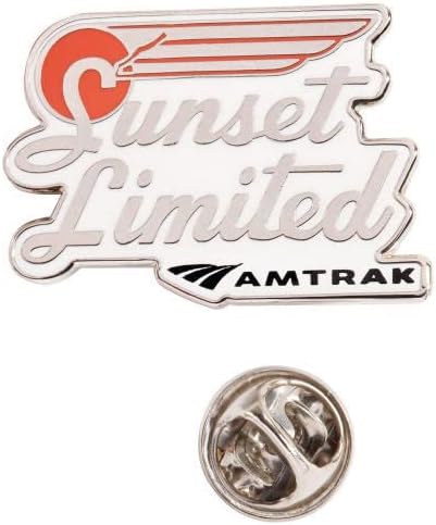 Amtrak Collector Edition Sunset Limited Meghalni Ütött Zománc Nikkel Hajtóka Kalap Pin Vonat