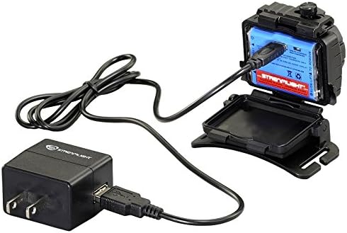 Streamlight 61601 Dupla Kuplungos USB Újratölthető Fényszóró, Fekete - 125 Lumen