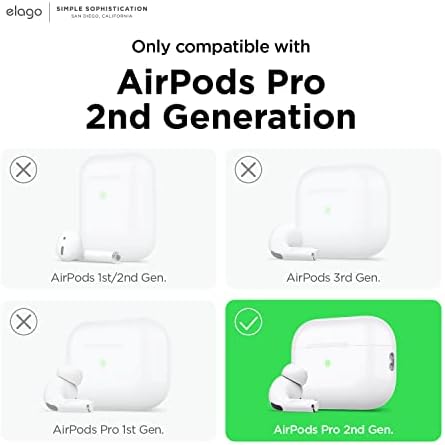elago [6 Pár] Kompatibilis AirPods Pro 2 Fül Tippek a Fülhallgató Borító, Kompatibilis Apple AirPods Pro 2 Generációs