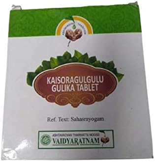 Vaidyaratnam Kaisoraguggulu/Kaisoragulgulu Gulika 100 tablets_MEDIHELP | Ayurveda Termék | Kerala Ayurvédikus | Ayurveda