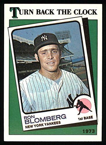 1988 Topps 663 Vissza Az Órát Ron Blomberg New York Yankees (Baseball Kártya) NM/MT Yankees