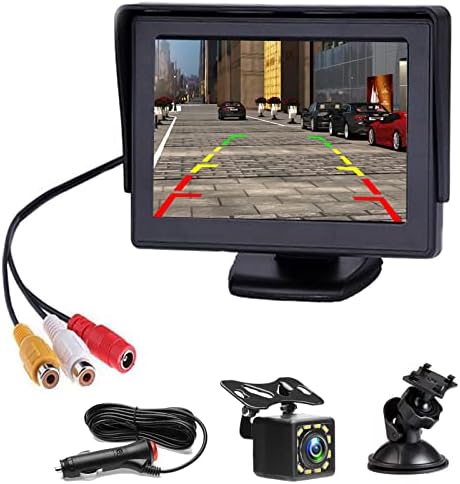 Biztonsági Kamera 4.3 Hüvelykes HD 1080P Autós Biztonsági Kamera Autók, Teherautók, Fuvarozás, Terepjárók Egyszerű Telepítés