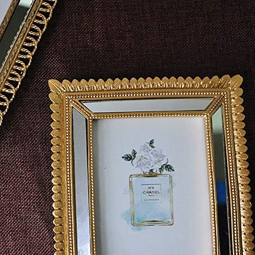 ZCMEB Retro Képkeret Ajándék Haza Esküvői Dekoráció Kis Asztal Gyanta Képkeret Dekoráció ( Szín : 001 , Mérete : 6 inch