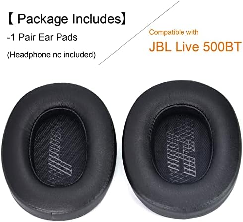 Élő 500 BT Fülpárna – defean Fül Párna Csere Fedezze Hab fülvédő Kompatibilis JBL Élő 500BT Vezeték nélküli Fejhallgató，fülvédő