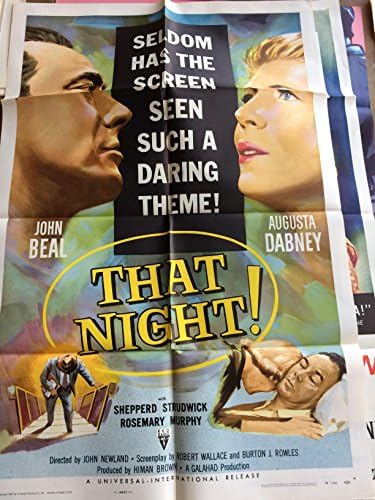 Este film, plakát, egy lapos, eredeti 1957