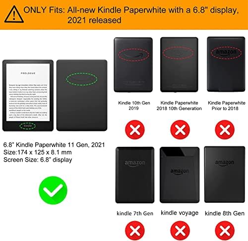 CCOO Új Case Kindle Paperwhite [ 11 Generációs, 2021 Kiadás ], Könnyű, Prémium PU Borító, Auto Sleep/Wake