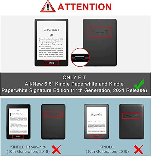 Esetében 6.8 Kindle Paperwhite (11 Gen-2021-Ben Megjelent), valamint a Kindle Paperwhite Signature Edition - PU Ujja