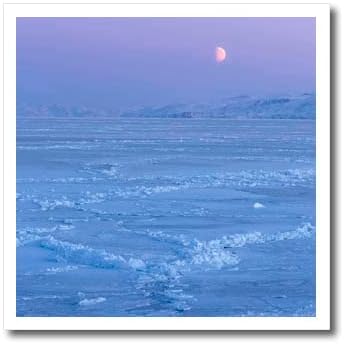3dRose Hold Fagyott Disko-Öbölben, Disko-Sziget. - A vas a Hő Transzferek (ht-366591-3)