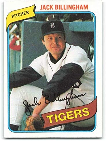 Baseball, MLB 1980 Topps 603 Jack Billingham DP VG Tigrisek