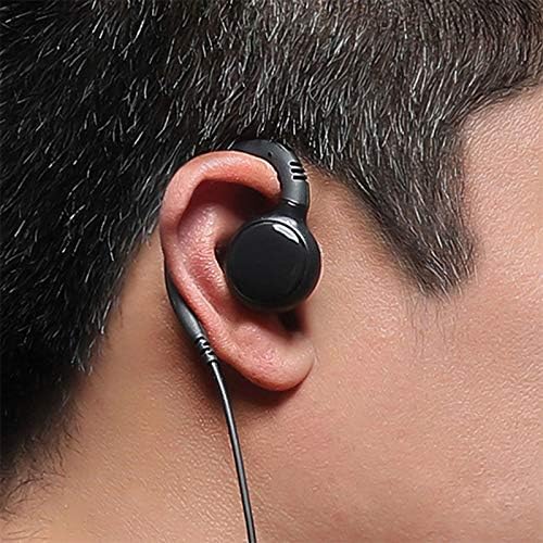 COMMIXC 2-Pack Walkie Talkie Fülhallgatók, 2,5 mm-es 1-Pin-Két Rádió Fülhallgató ADÓVEVŐ-Mikrofon -, illetve 180° forgatható