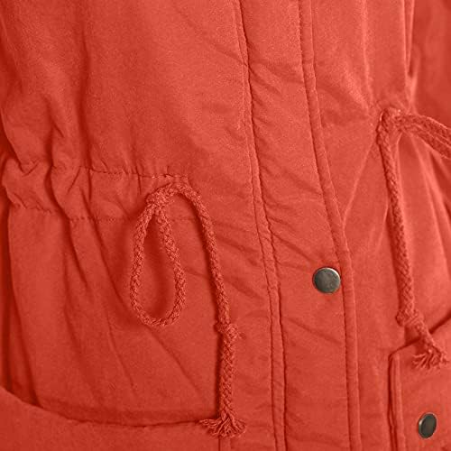 GYERÜNK Dolgozni Esik Kapucnis Egyszerű, Hosszú Ujjú Női Kabátok Zsebében Pamut Kényelmes Kabát Hajtókáját Puha Szilárd