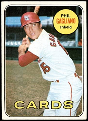 1969 Topps 609 Phil Gagliano St. Louis Cardinals (Baseball Kártya) VG/EX+ Bíborosok