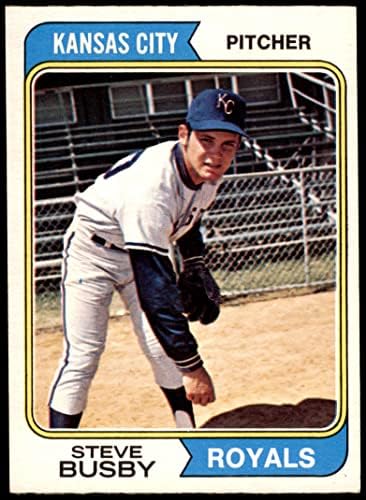 1974 O-Pee-Chee 365 Steve Busby Kansas City Royals (Baseball Kártya) EX/MT Uralkodók
