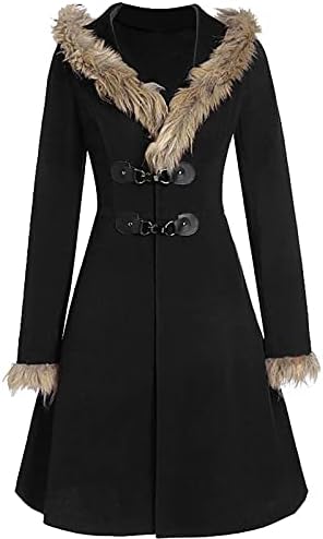Egy Sort egyszínű Kabátot Női Kényelmes Munka, Hosszú Ujjú Kabát Velúr Tavaszi Gomb Lefelé Klasszikus kapucnis felső