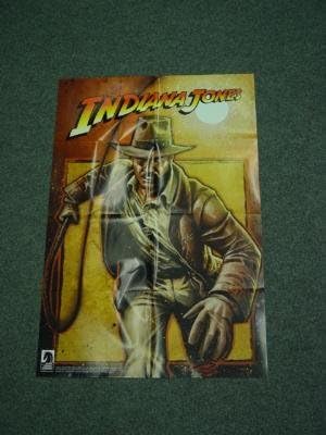Indiana Jones Animáció Comic Con Promóciós Plakát 27x41 cm Hajtogatott Indianajonesposter2
