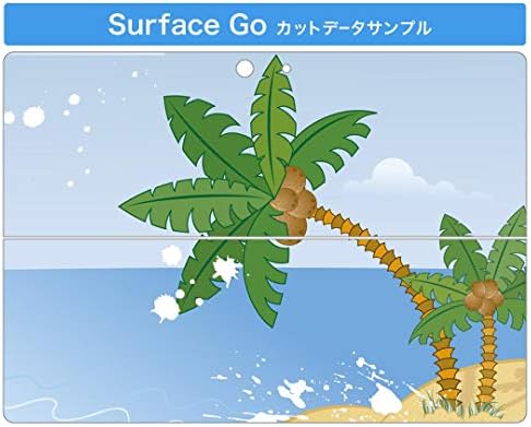 igsticker Matrica Takarja a Microsoft Surface Go/Go 2 Ultra Vékony Védő Szervezet Matrica Bőr 001413 Pálmafa tenger,