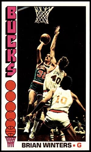 1976 Topps 46 Brian Tél Milwaukee Bucks (Kosárlabda Kártya) NM/MT Dollár Dél-Karolina
