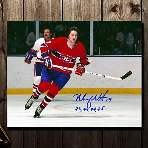 Murray Wilson Montreal Canadiens Dedikált 8x10 - Dedikált NHL-Fotók