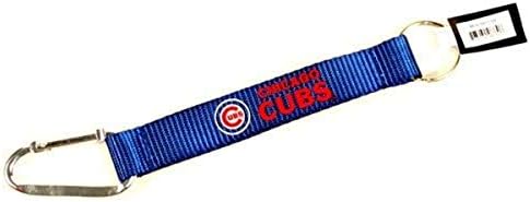 aminco MLB Chicago Cubs Karabiner Zsinór Kulcstartó , Kék , 8