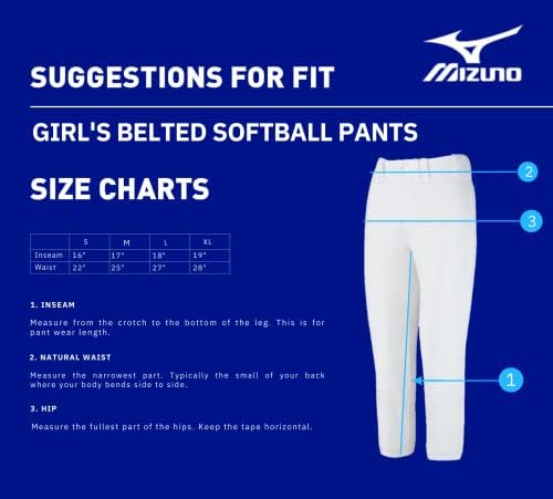 Mizuno Lányok Diagonál Fastpitch Softball Nadrág