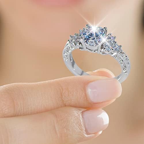 2023 Új Gyűrű Női Index Cirkon Személyiség Fehér Fény, Divat - Gyűrű gyűrűsujj Divat Luxus Gyűrűk Jobb Kezében Cseng