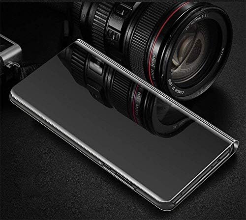 MEMAXELUS Flip tok Samsung Galaxy S23 Ultra 5G, Galaxy S23 Ultra Esetében Kitámasztó Smink Tükör Multi-Function Esetben