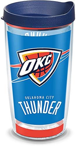 Tervis NBA-Oklahoma City Thunder Készült az USA-ban Dupla Falú Szigetelt Dobon, 16oz, Suhog