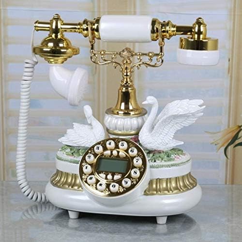 XJJZS Antik Telefon vezetékes，Európai Vezetékes Telefon Hívófél-AZONOSÍTÓ Vezetékes Vezetékes Kijelző Office Home Nappali