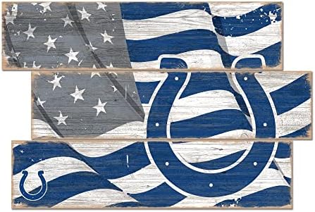 Fan Alkotások Indianapolis Colts 3-Deszka Csapat Zászló