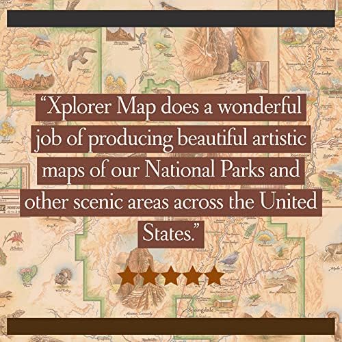 Xplorer Térképek Bryce Canyon Nemzeti Park Térkép Kerámia Pohár, BPA-Mentes - Az Irodában, Otthon, Ajándék, Fél - Tartós