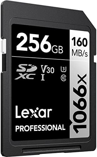 Lexar Ezüst Sorozat Szakmai 1066x 256 gb-os UHS-én U3 SDXC Memóriakártya, 2-Pack