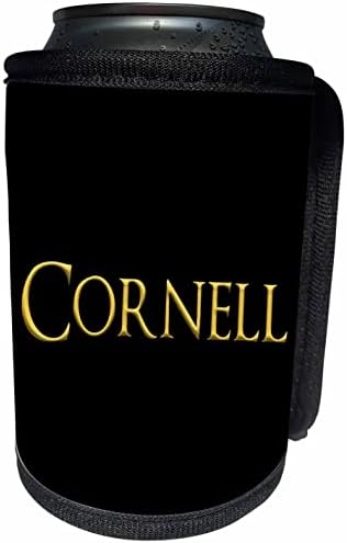 3dRose Cornell népszerű kisfiú neve Amerikában. Sárga. - Lehet Hűvösebb Üveg Wrap (cc_354964_1)