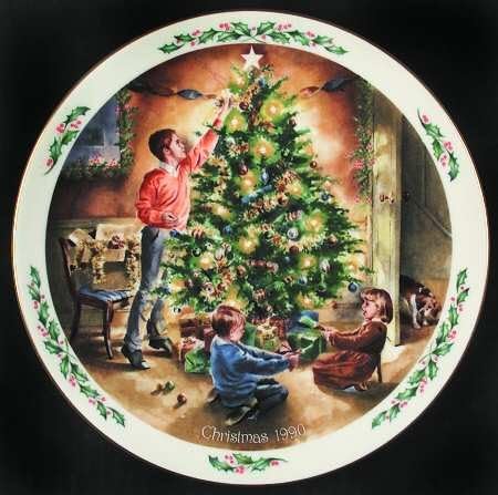 KIRÁLYI DOULTON karácsonyi lemez 1990 - simítás - BNIB - UK TETT - NYUGDÍJAS